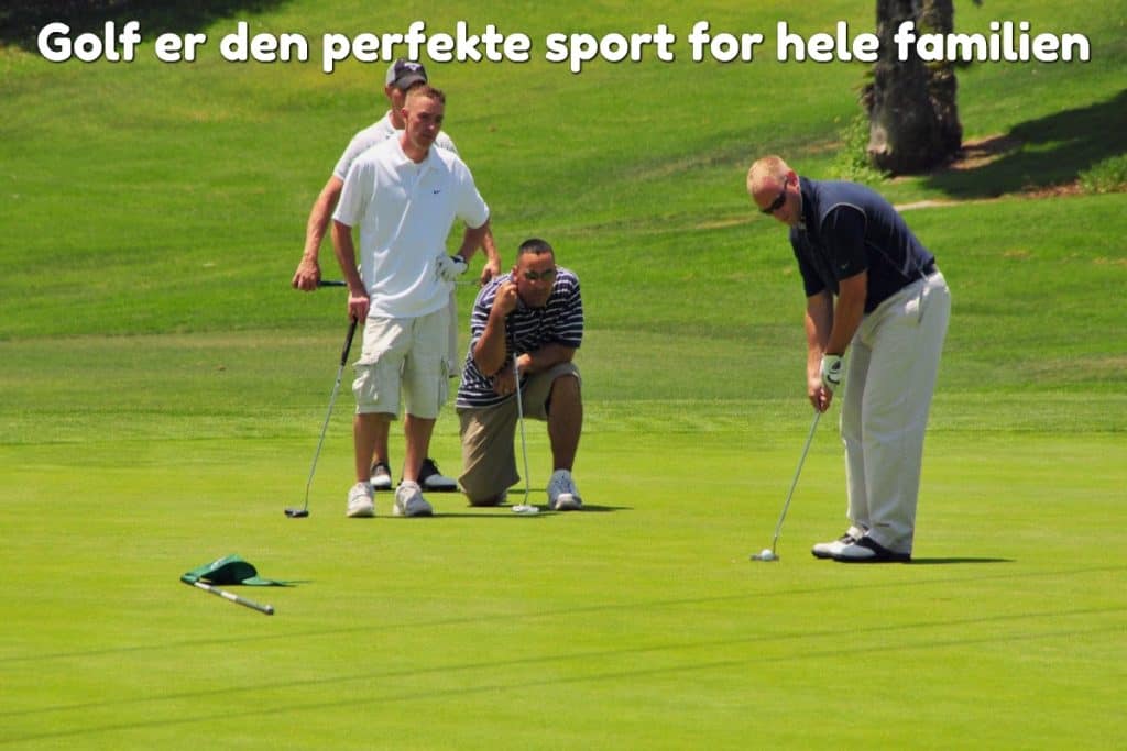 Golf er den perfekte sport for hele familien